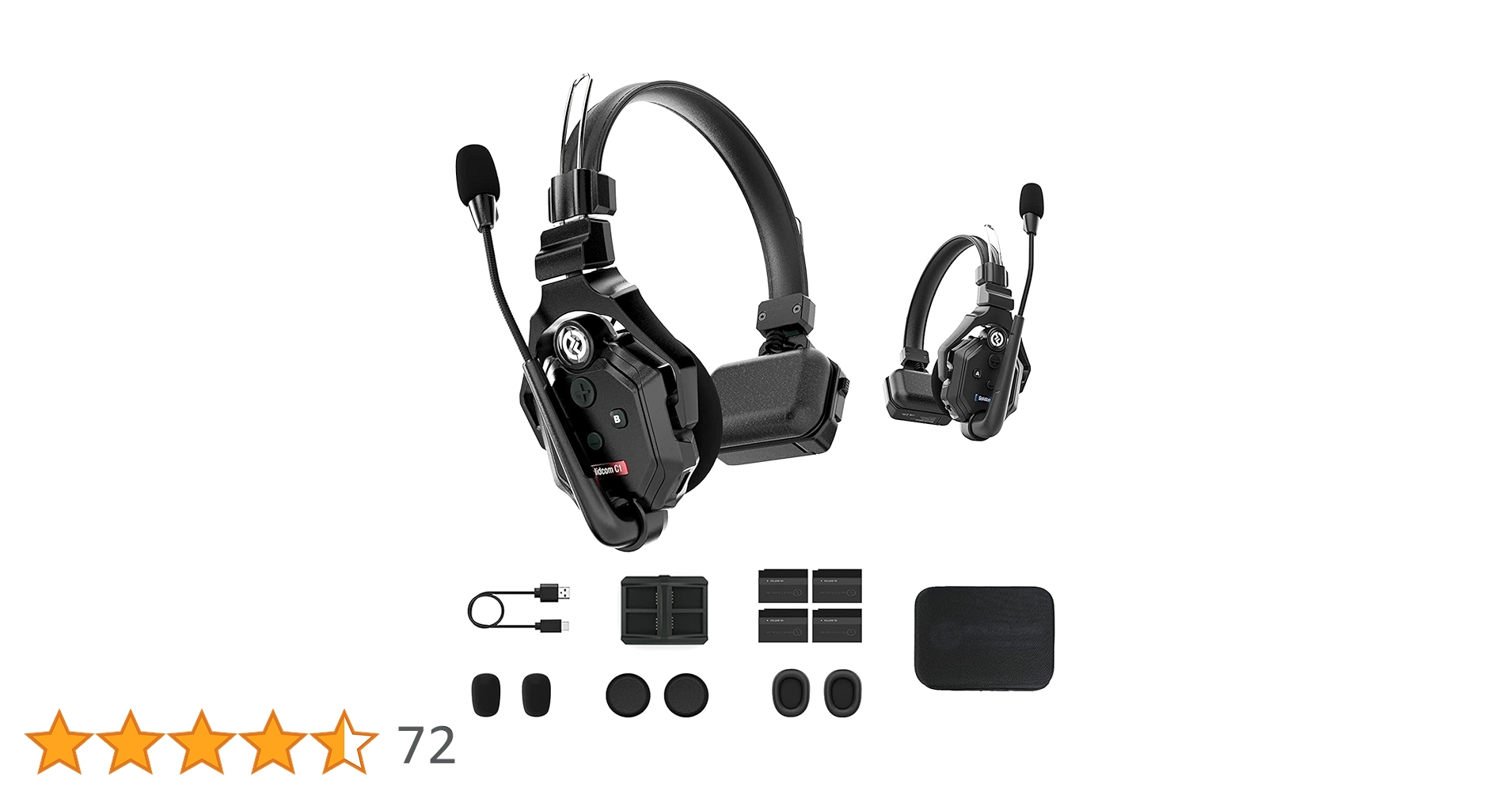 Amazon.co.jp: Hollyland Solidcom C1-2S ワイヤレスインカム 2